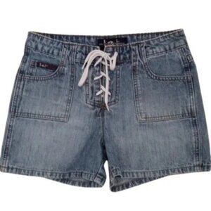 LEI Denim Shorts - Ties in the Front